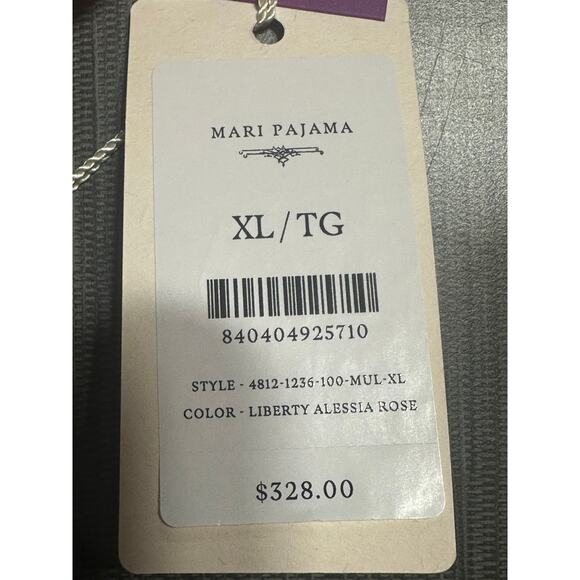 DÔEN Mari Pajama Set XL – Liberty Alessia Rose Floral 2-Piece PJs NWT - Picture 7 of 8